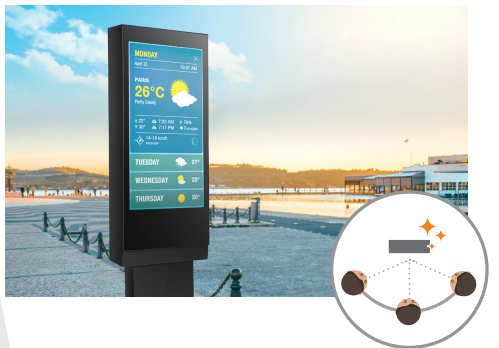 65inch UHDoutdoor lcd digital signage(图3)