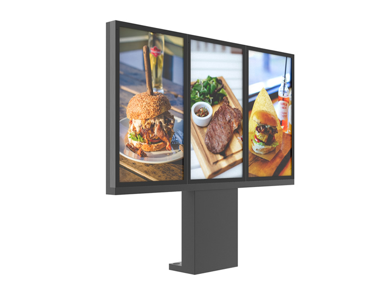 Three splicing 55inch Drive-Thru Menu Bo